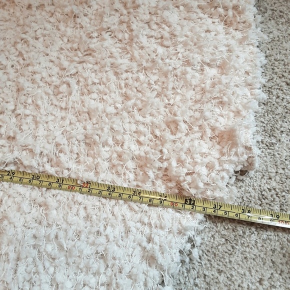 NWT Paisley Vine Beige Fringe Pullover Tunic Sweater Batwing Sleeve One Size - Picture 11 of 13